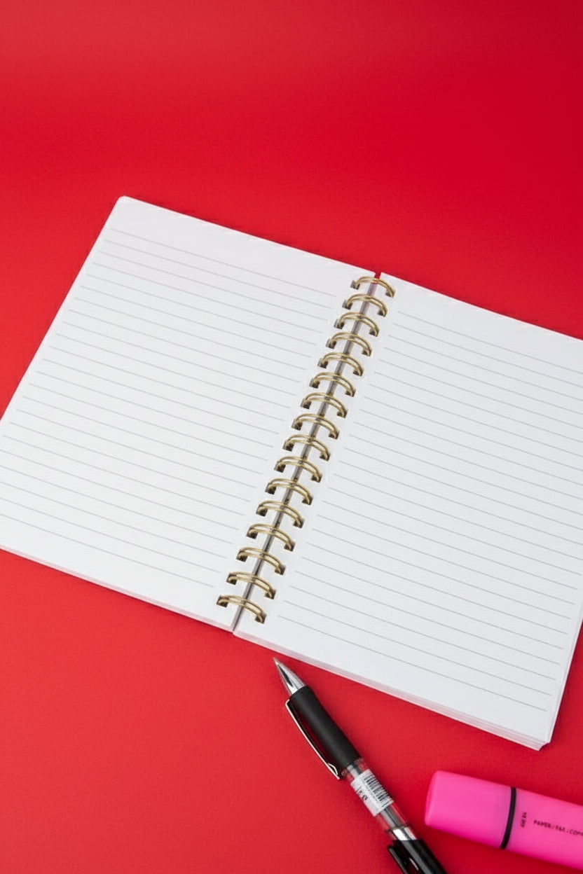 More Spaghetti Less Regretti Spiral Notebook