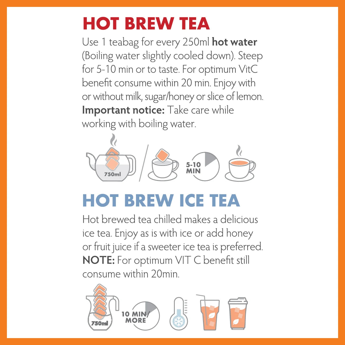 Carmien Boost With Vitamin C Rooibos Tea (20 Bags)