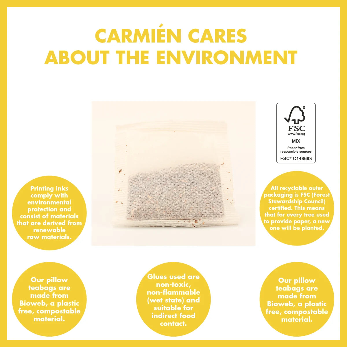 Carmien Energise With Guarana Rooibos Tea (20 Tagless Bags)