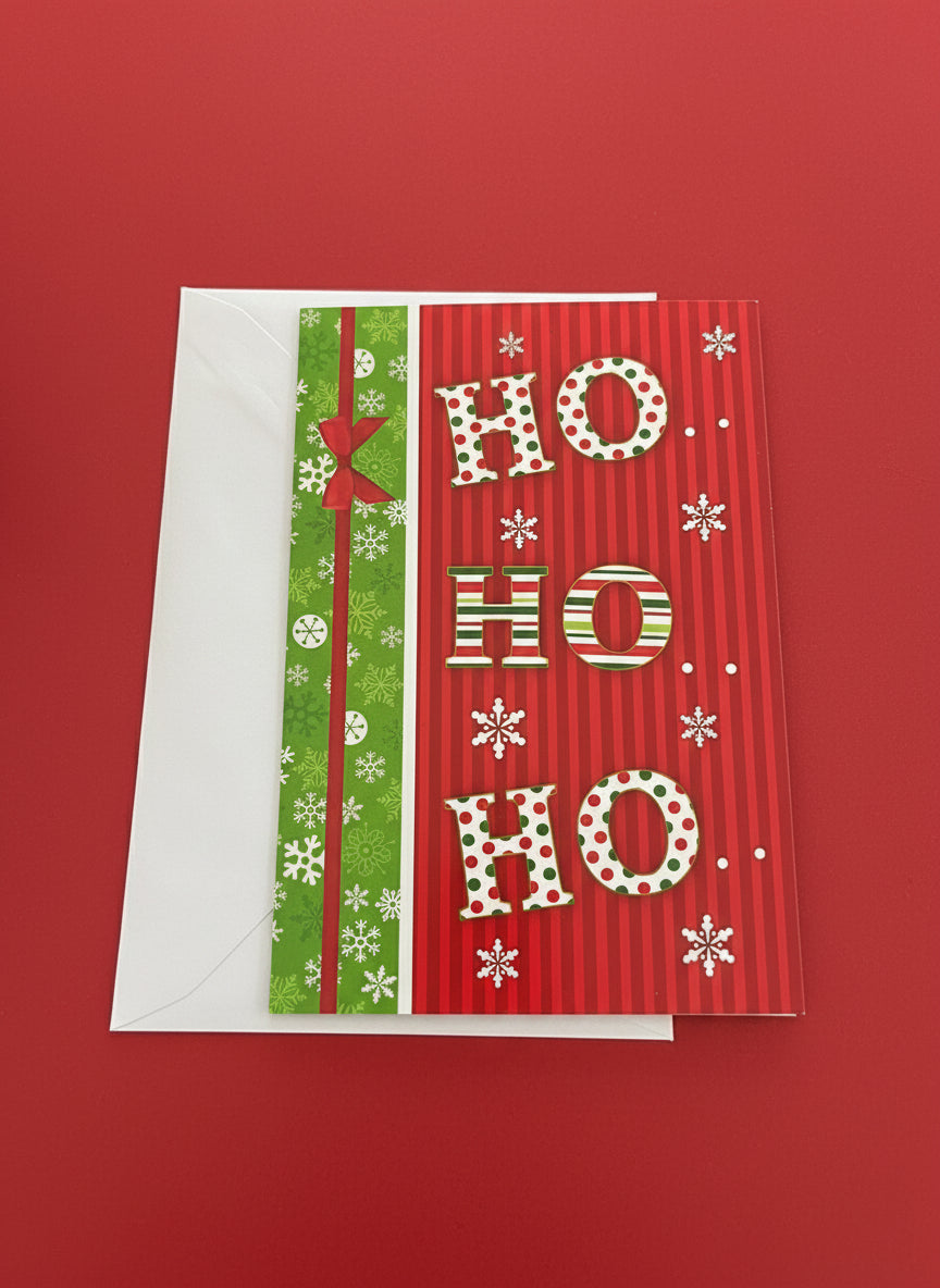 Hohoho Greeting Card - Festive Cards