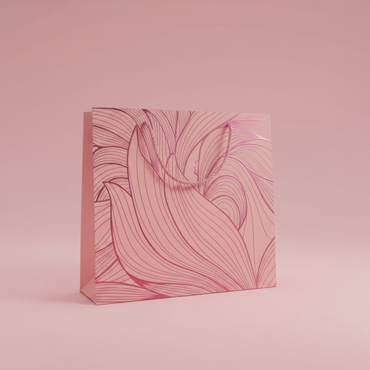 Pink Pattern Gift Bag