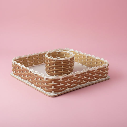 Small Square Gift Basket (Excludes Content)