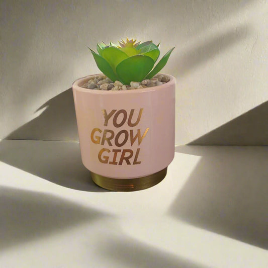 You Grow Girl Succulent Plant