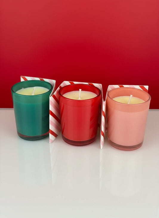 3 x Gingerbread Scented Festive Candles