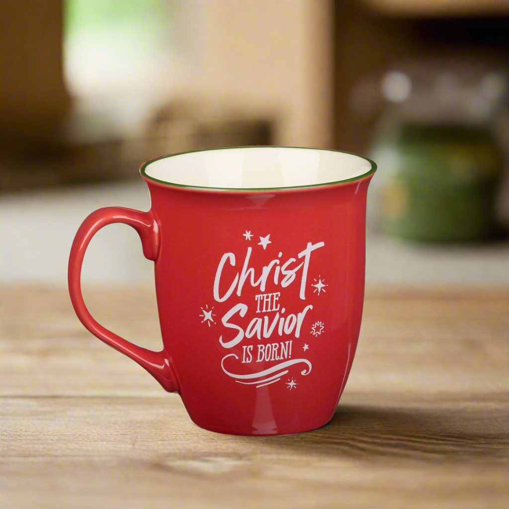 All Is Calm, All Is Bright Red Ceramic Mug