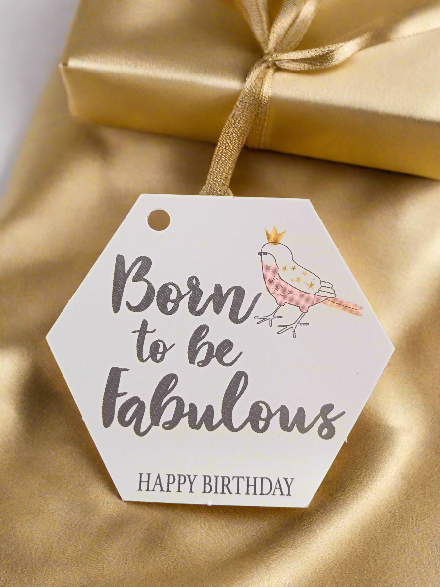 Born To Be Fabulous Gift Tag