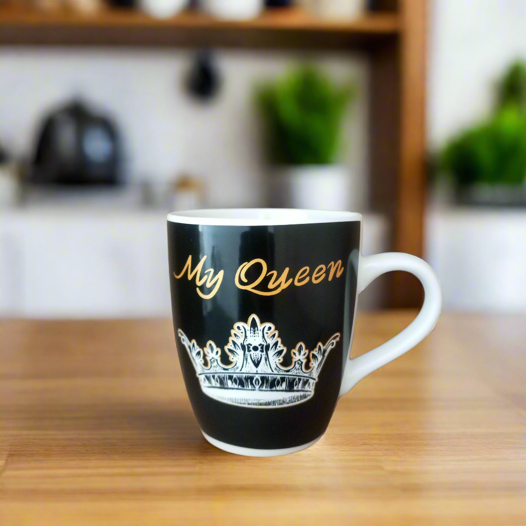 My Queen Mug - Black