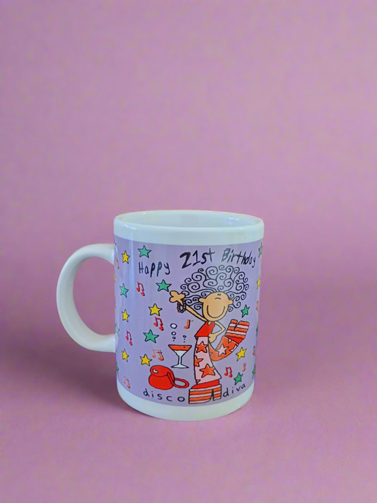 Happy 21st Birthday - Disco Diva