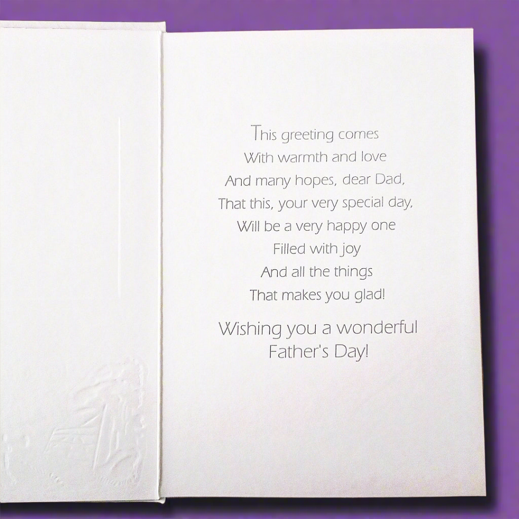 To A Very Special Dad Greeting Card