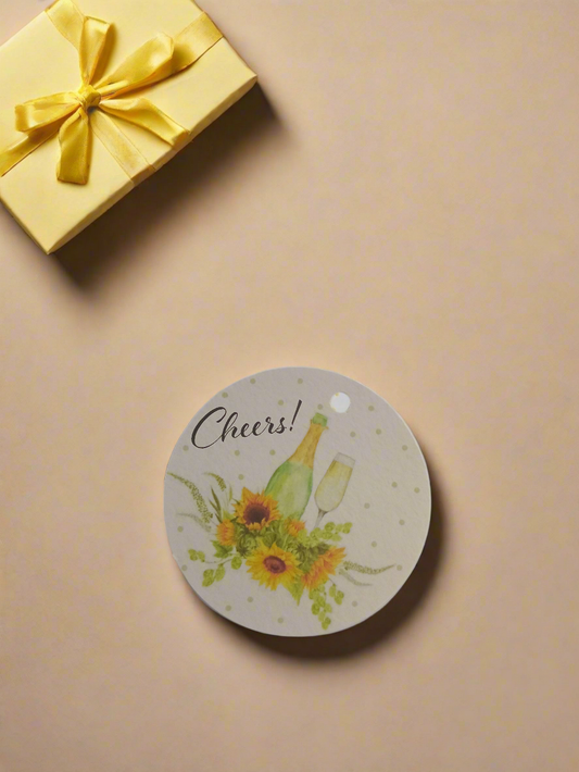Cheers! Birthday Gift Tag