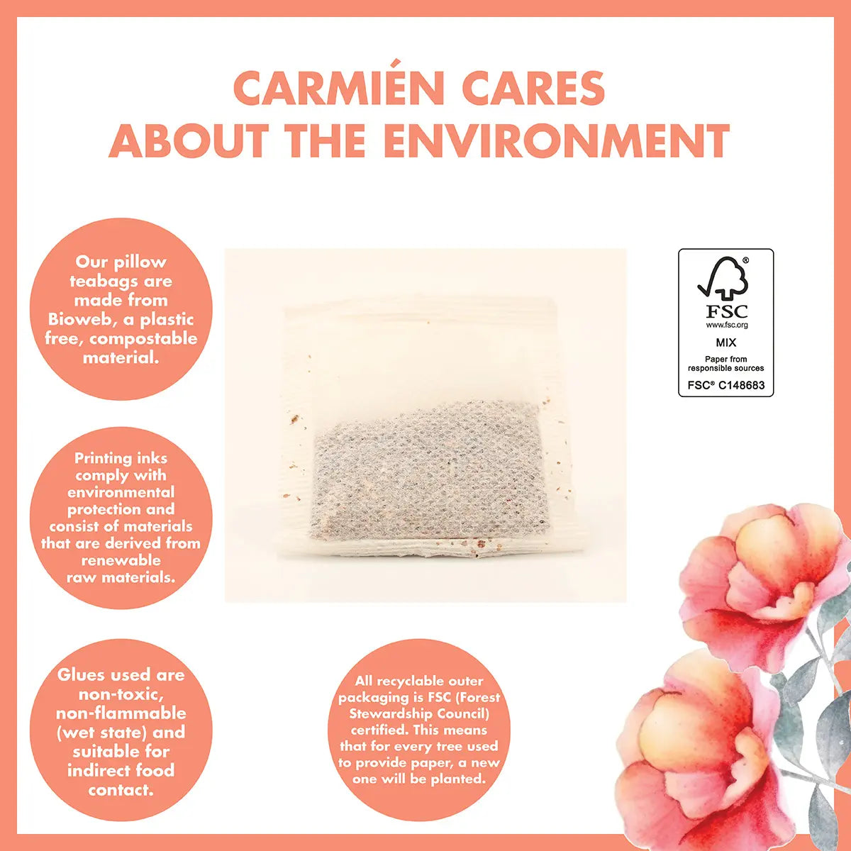 Carmien Tea Mom-to-be with Folic Acid - 20 Tea Bags - Rooibos Tea