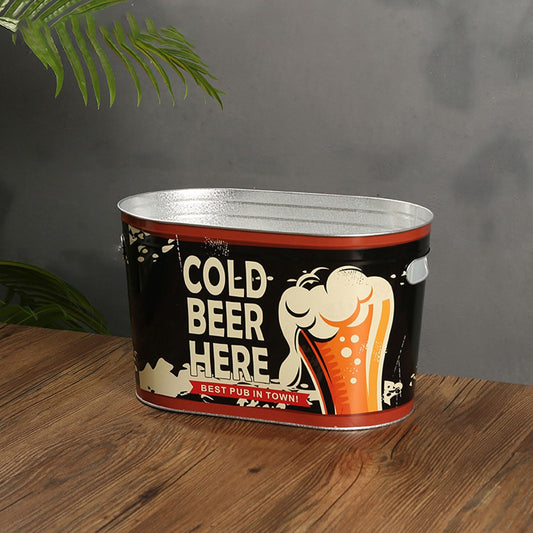 Cold Beer Here Ice Bucket