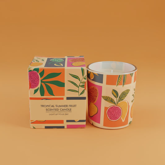 Tropical Summer Fruit Scented Candle