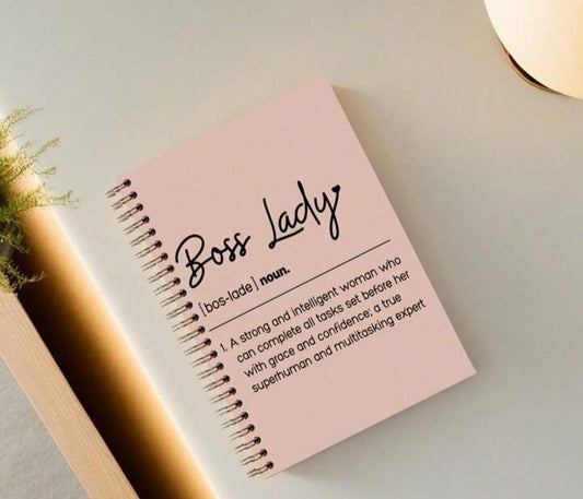 Boss Lady Spiral Notebook