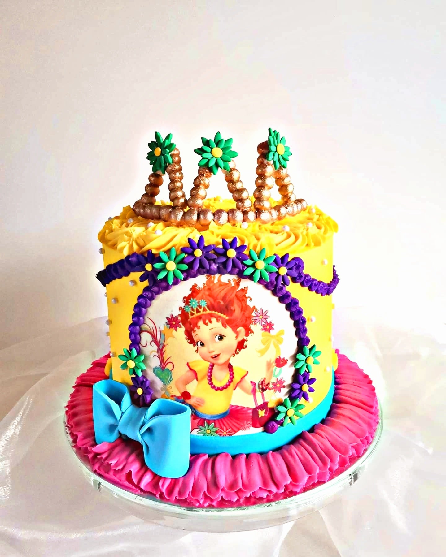 Fancy Nancy Themed Cake