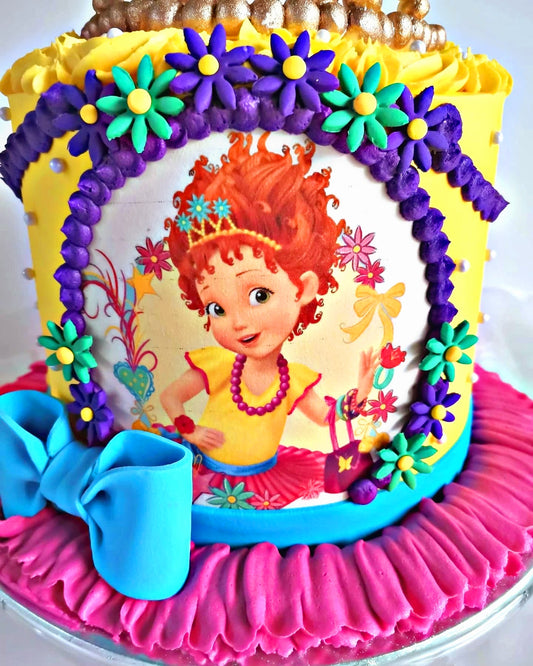 Fancy Nancy Themed Cake