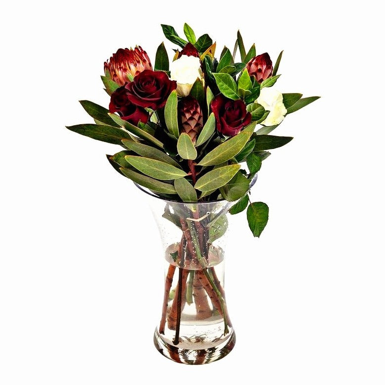 Protea & Rose Bouquet Arrangement