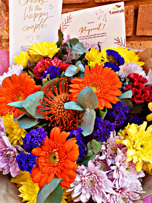 Anniversary Flowers & Chocolates Gift