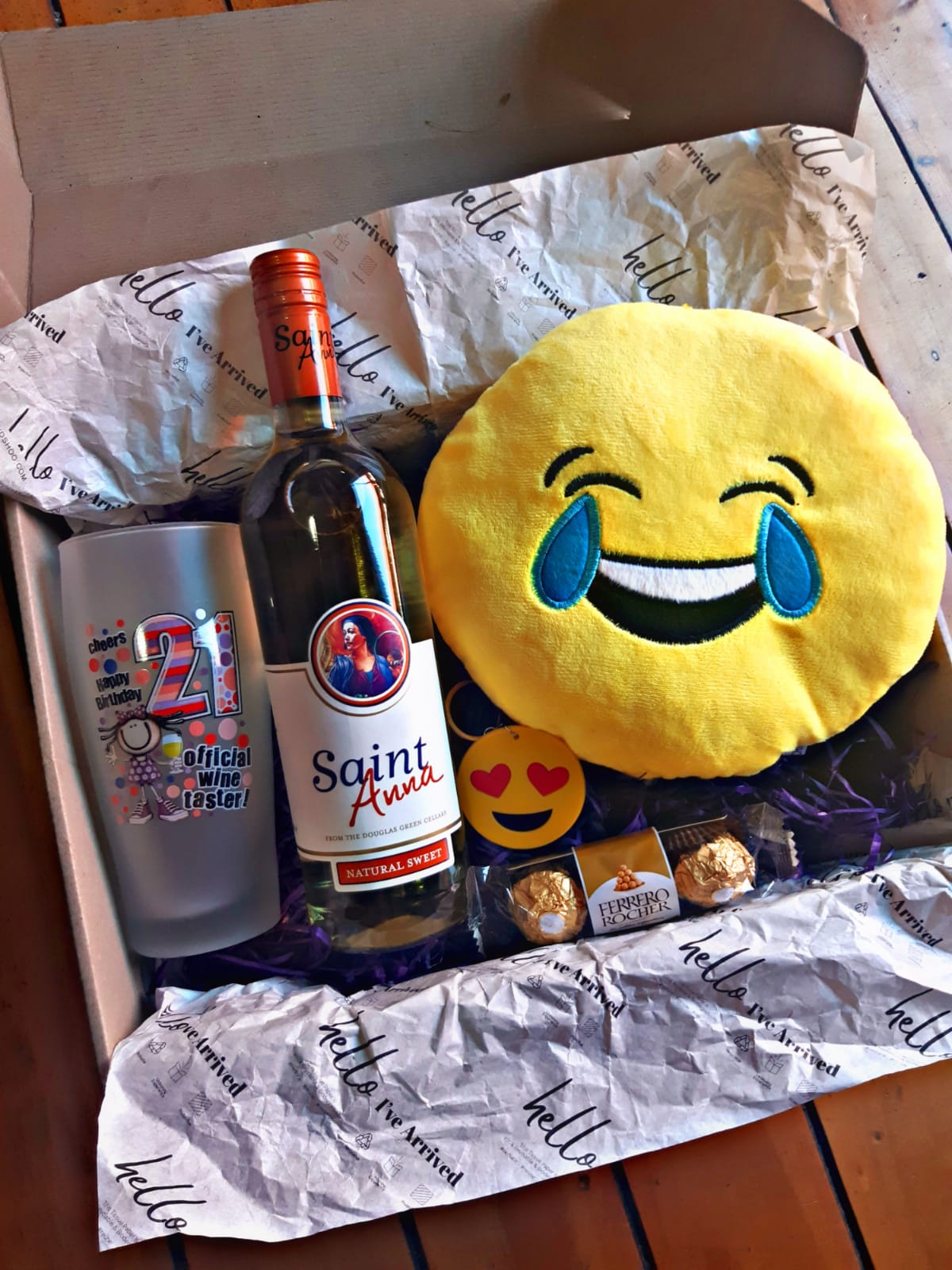 "21st Birthday Official Wine Taster" Gift Set