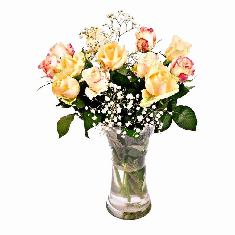 Pink & White Roses