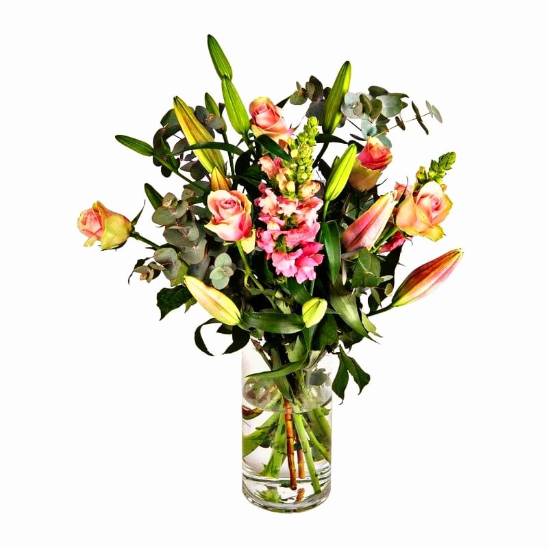 Flowing Luxury Rose & Lily Bouquet