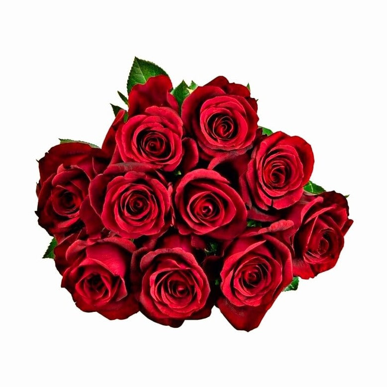 Premium Red Roses Hand Wrapped Bouquet