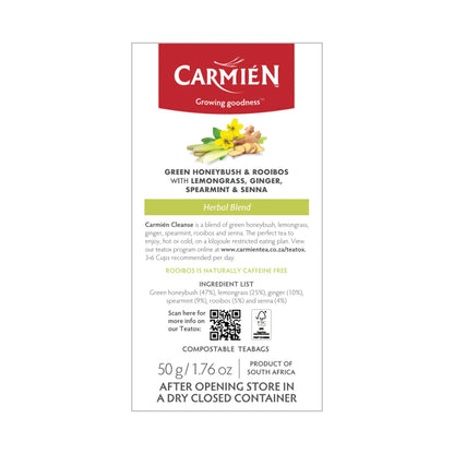 Carmien Cleanse With Senna Rooibos Tea (20 Tagless Bags)