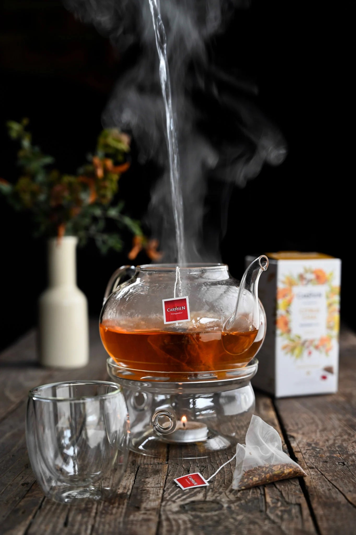Carmién Citrus Chai Rooibos - 20 Tagged Pyramid Teabags
