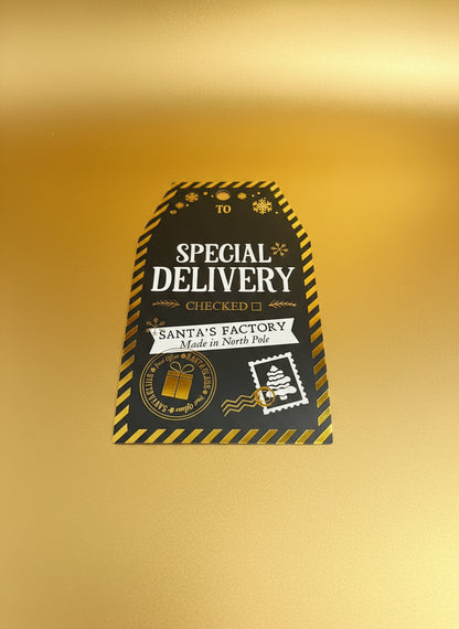 4Pc Large Festive Gift Tags