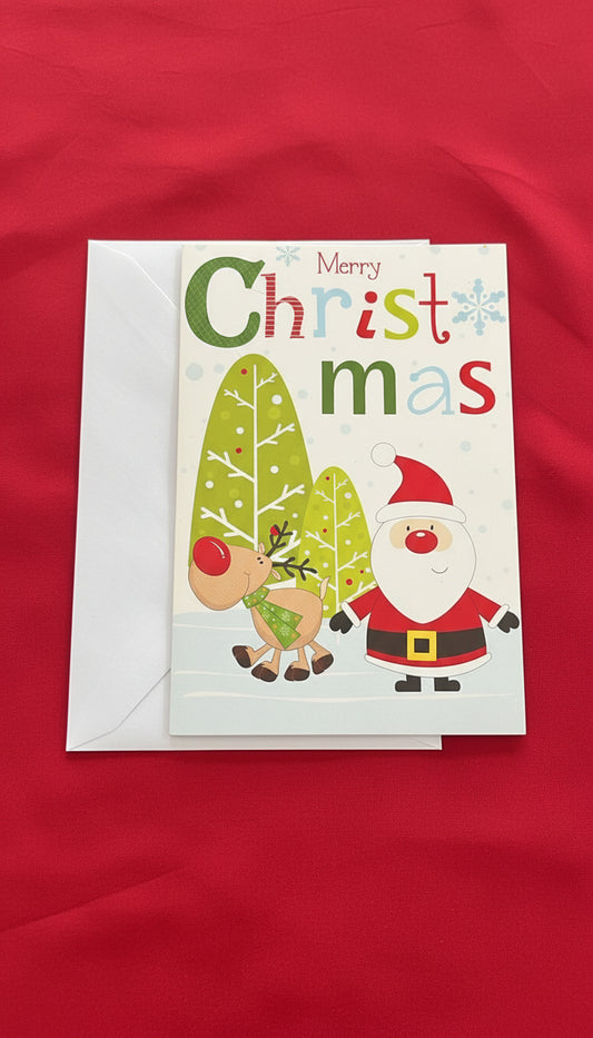 Merry Greeting Card - Festive Cards