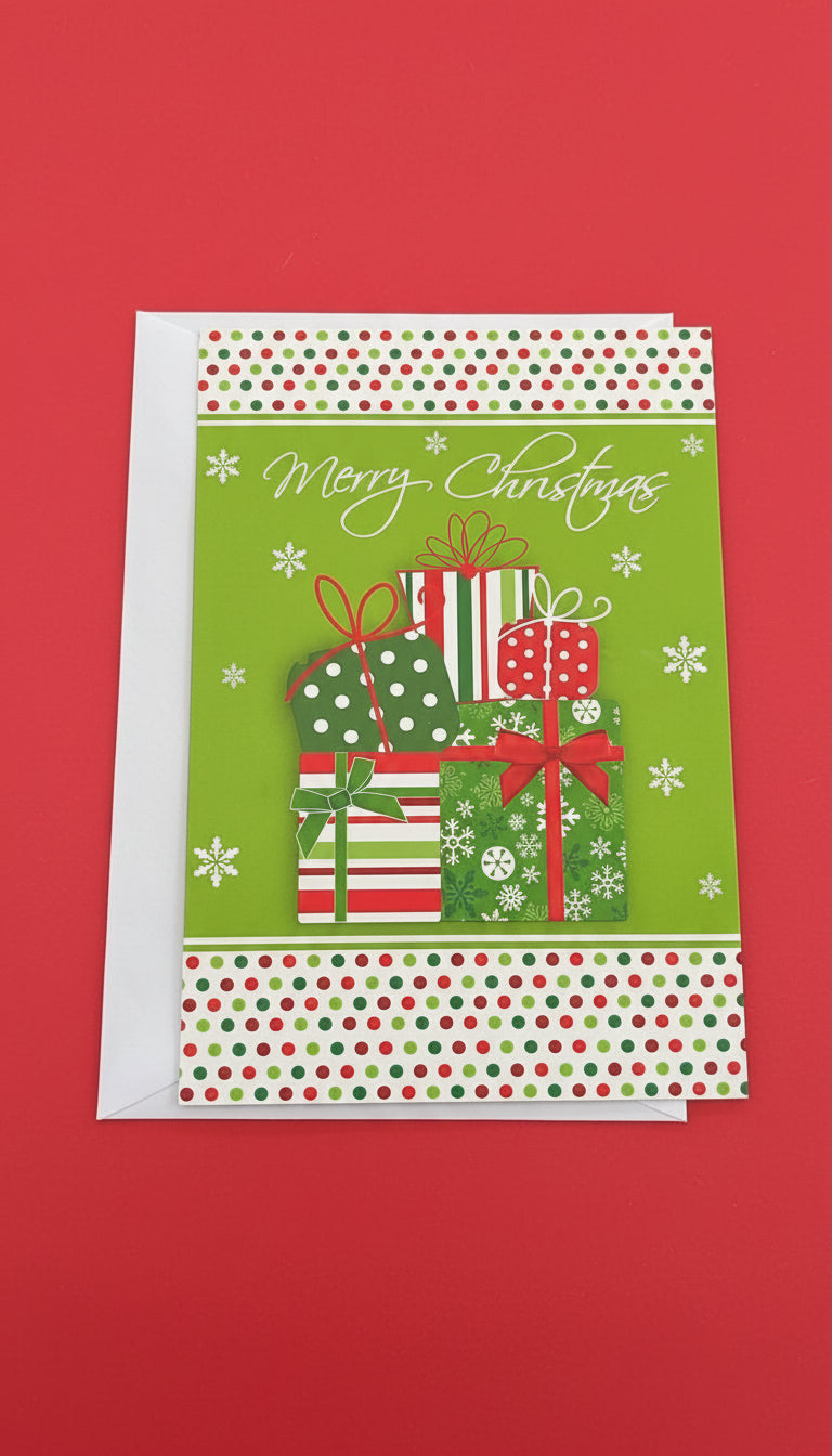 Merry Greeting Card - Festive Cards