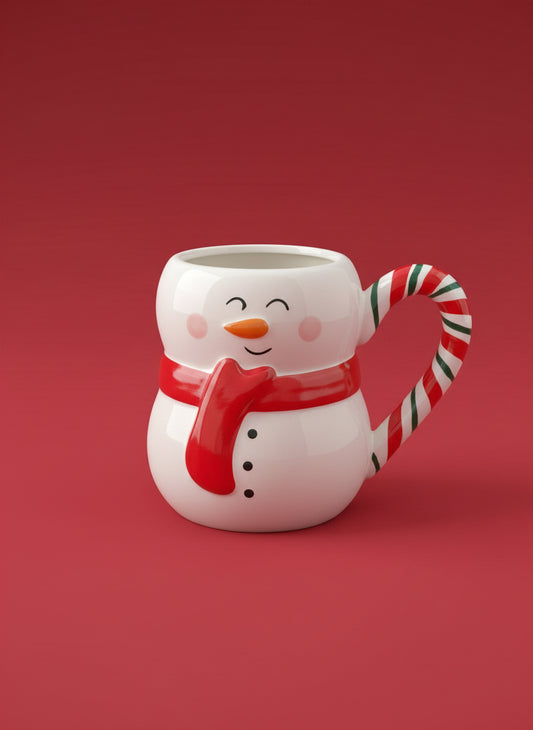 Novelty Snowman Mug - Festive Gift