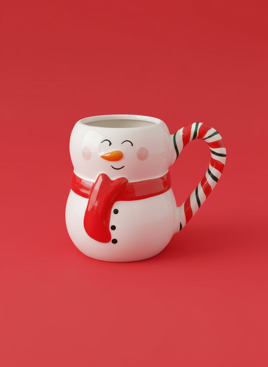Novelty Snowman Mug - Festive Gift