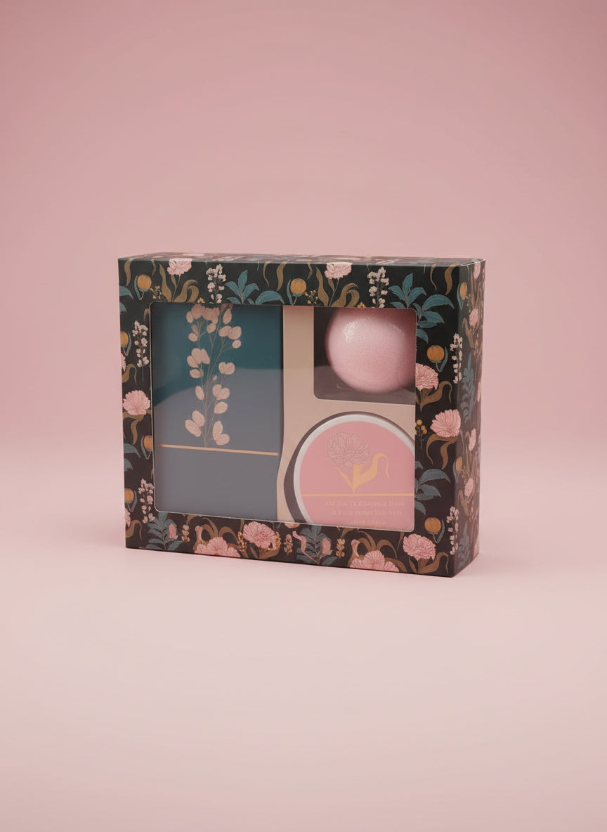 Floral Bath Gift Set