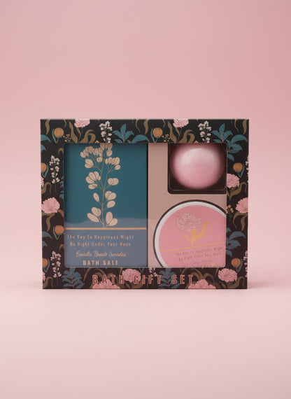 Floral Bath Gift Set