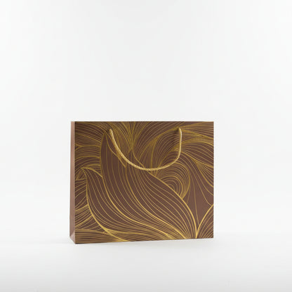 Gold Pattern Gift Bag