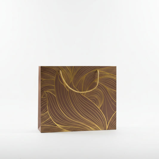 Gold Pattern Gift Bag