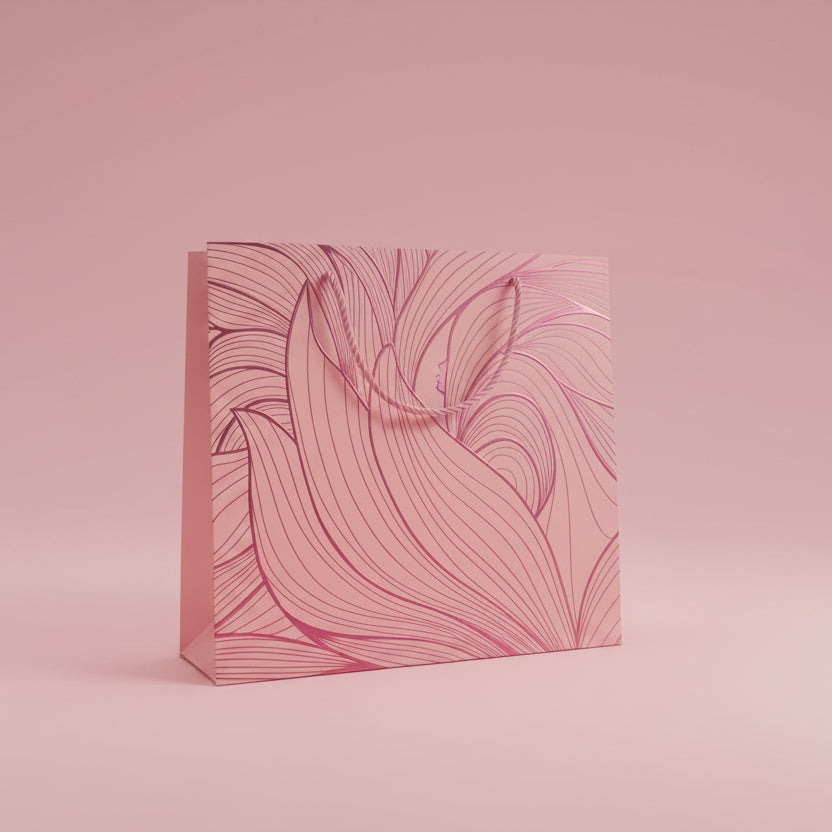 Pink Pattern Gift Bag