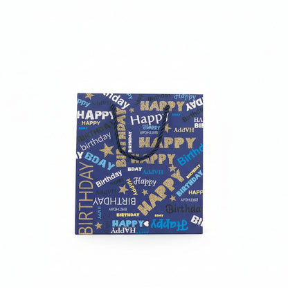 Happy Birthday MinI Gift Bag - Blue