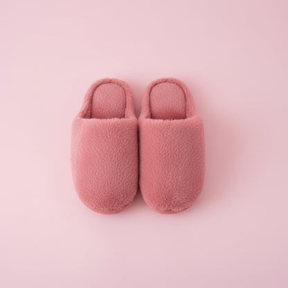 Fluffy Platform Mule Slippers