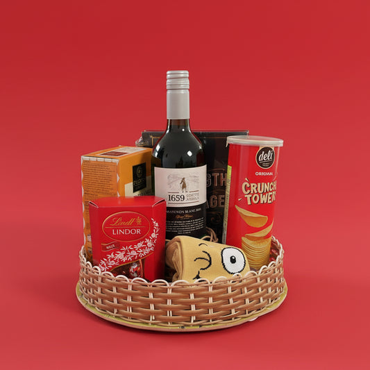 Medium Round Gift Basket (Excludes Content)