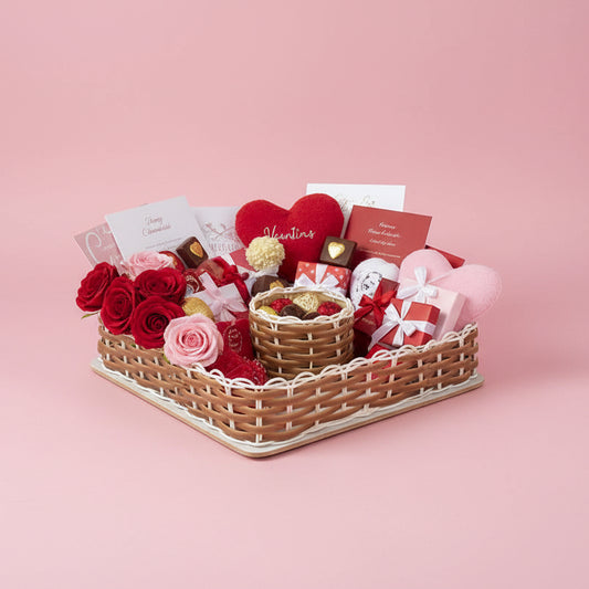 Small Square Gift Basket (Excludes Content)