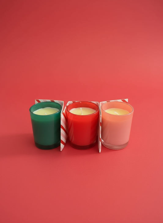 3 x Gingerbread Scented Festive Candles