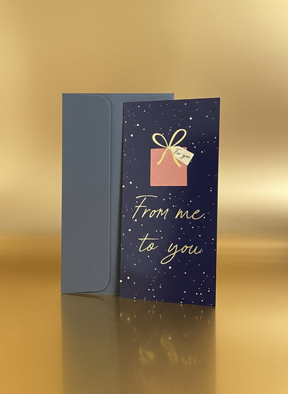 4Pcs Money Wallet - Festive Blank Cards