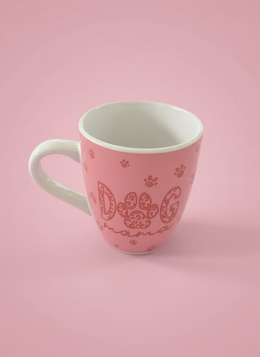 'Dog Mama' Paw Prints Mug