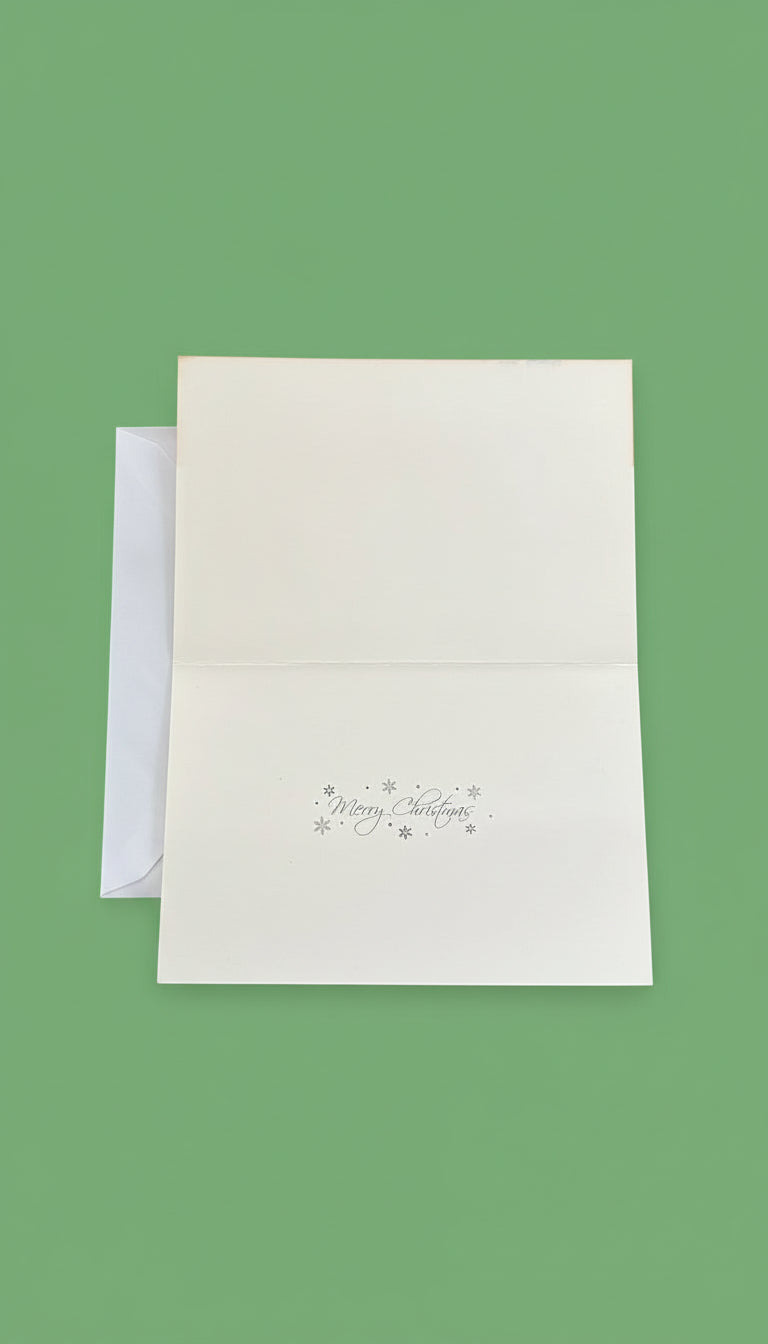 Merry Christmas Greeting Card - Festive Cards