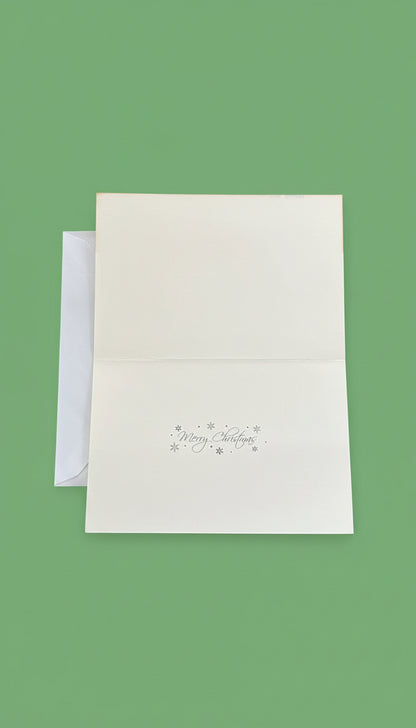 Merry Christmas Greeting Card - Festive Cards