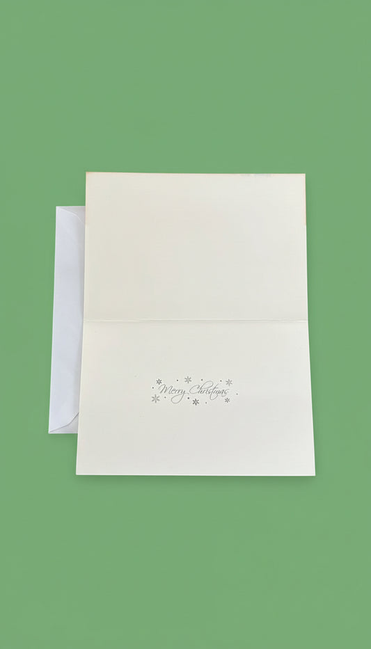 Merry Christmas Greeting Card - Festive Cards