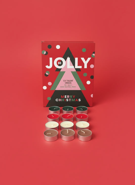 12 x Tealight Candles - Pine, Cookies & Cream, Cherry, Vanilla