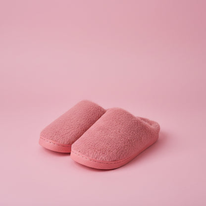 Fluffy Platform Mule Slippers